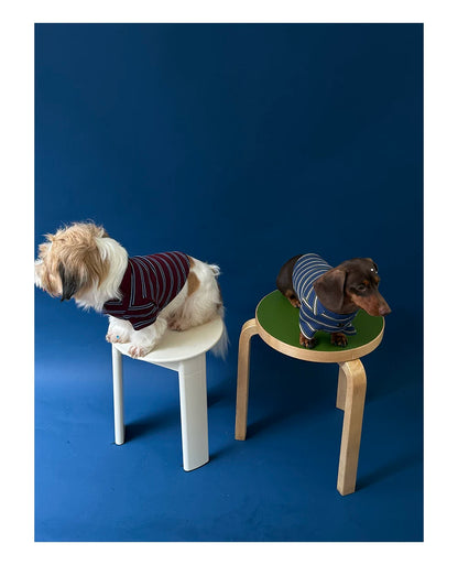 Retro Striped Pet T-shirt