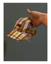 Vintage Plaid Pet Hat - Yellow