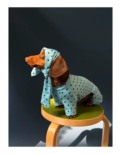 Polka Dot Pet Jumpsuit