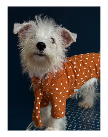 Polka Dot Pet Jumpsuit